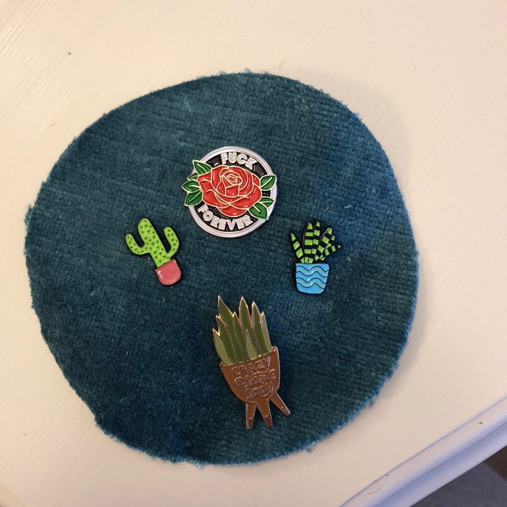 Crazy plant lady pin pack!